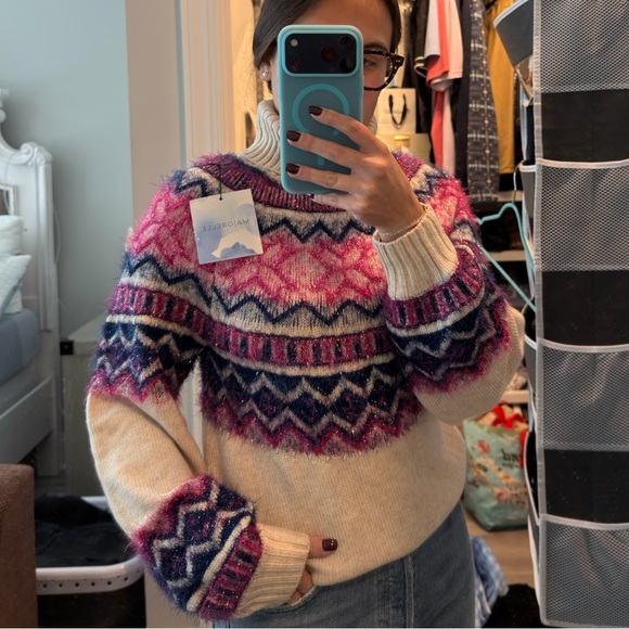Majorelle Fair Isle Turtle Neck Sweater 💗 - Picture 6 of 6